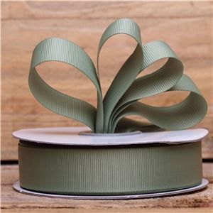 Basics 2 Go Grosgrain Ribbon - 22mm Spring Moss